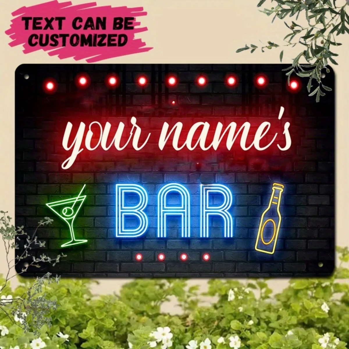 Home Bar Signs - CIFbuy – antyczna aluminiowa tabliczka na
