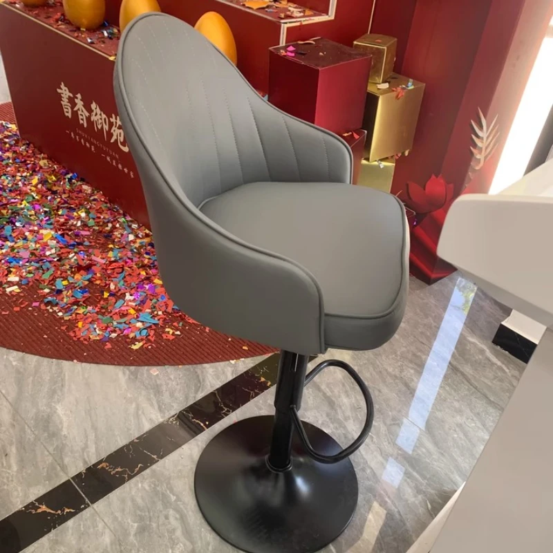 Home Bar Seating - ‌ Skandynawski stołek barowy premium, obrotowy,