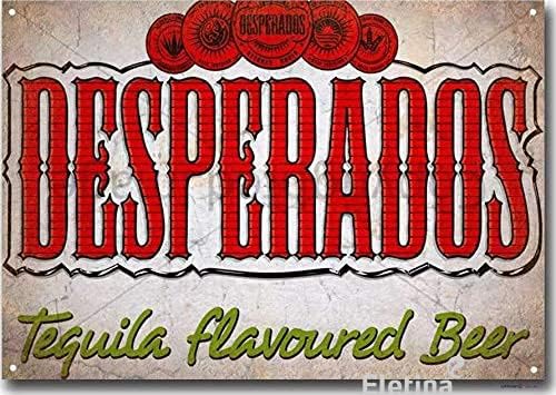 Home Bar And Kitchen - Metalowy Znak - Desperados Tequila Piwo