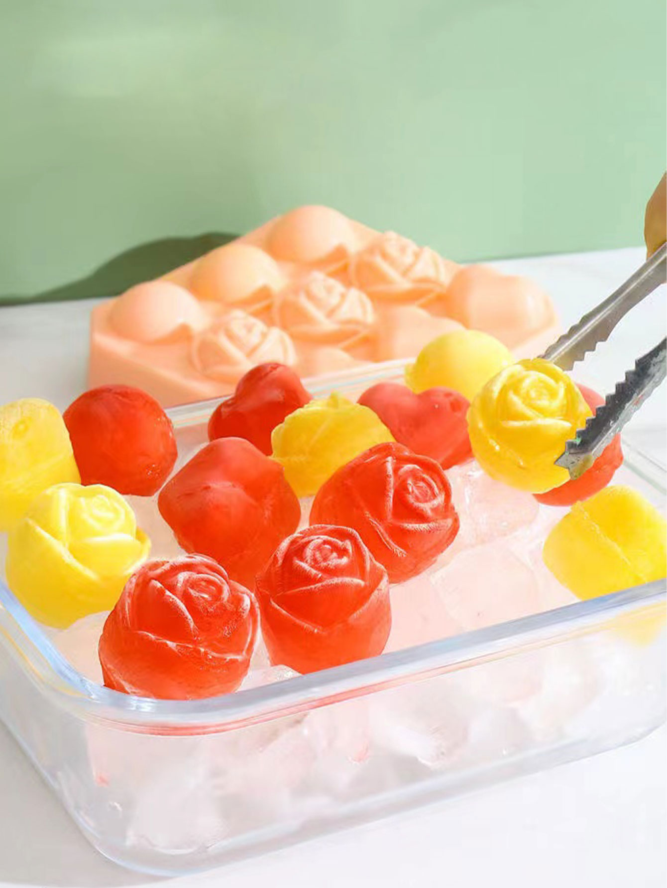 Forma do lodu w kształcie róż, – Ice Mold Sphere recenzja i cena