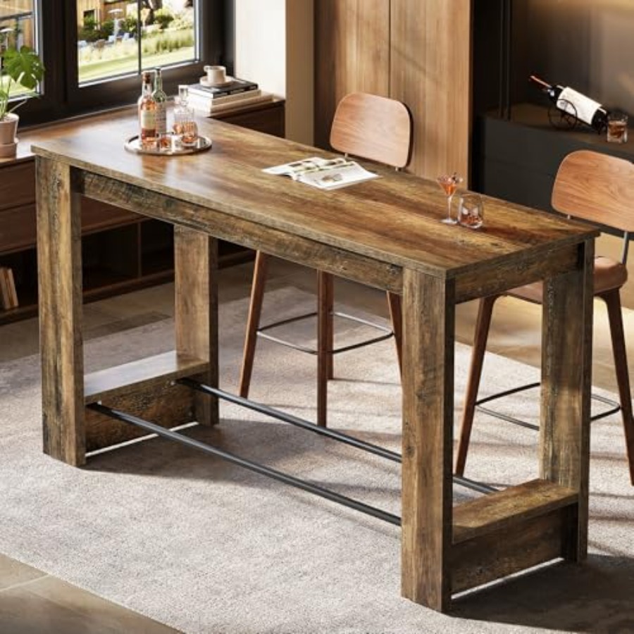 Zestaw 2 stołów barowych o dłu – Home Bar And Counter recenzja i cena