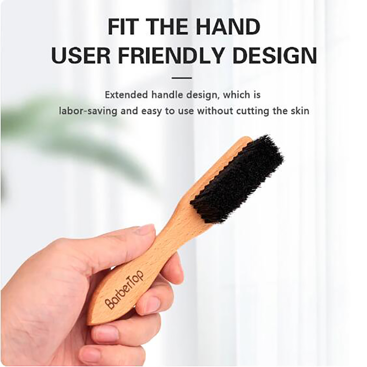 Szczotka do brody z drewnianą  – Home Barbershop recenzja i cena