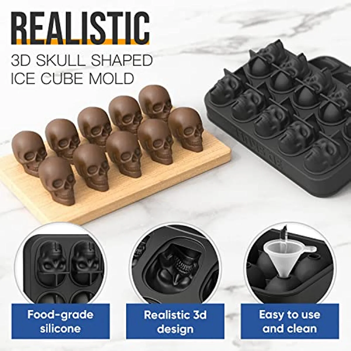 Forma do lodu do whisky - 10 w – Ice Mold Sphere recenzja i cena
