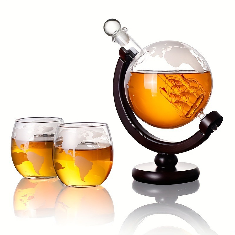 Dekanter w kształcie globu, ki – Decanter Globe Set recenzja i cena