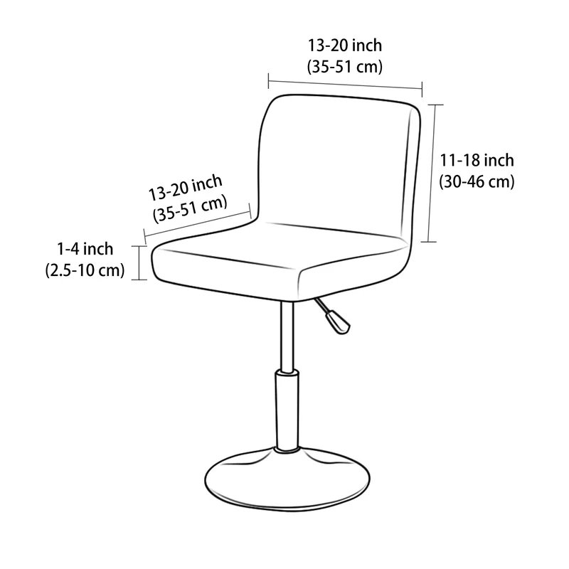 1/4 szt. Żakardowa nakładka na – Home Bar Seating recenzja i cena