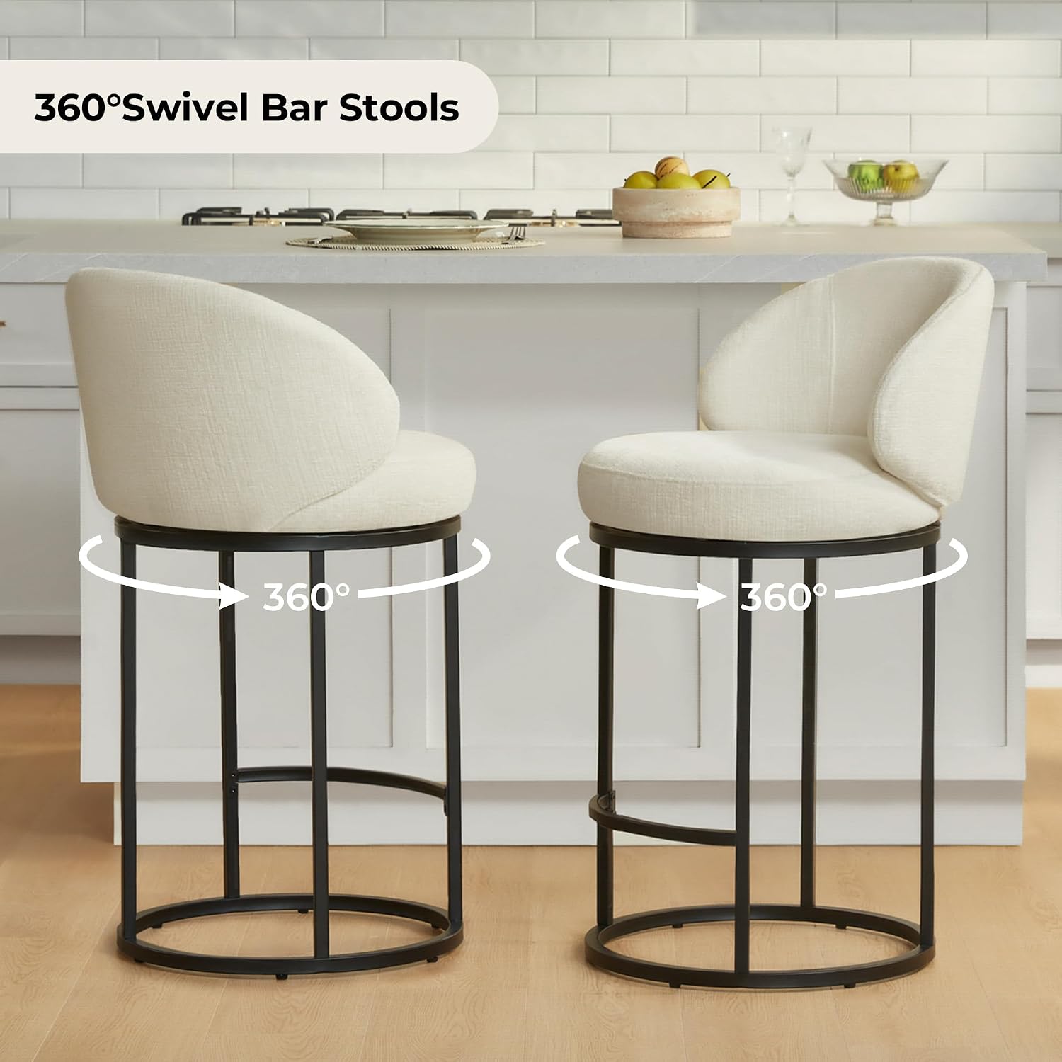 Zestaw 3 tapicerowanych stołkó – Home Bar Stools recenzja i cena