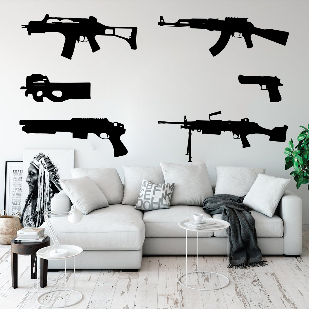 Zestaw 6 pistoletów Naklejka ś – Smoking Gun Kit recenzja i cena