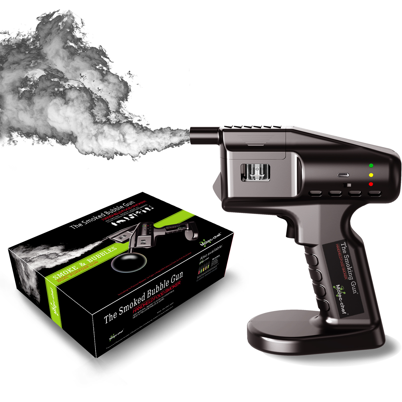 Akumulatorowy pistolet do kokt – Smoking Gun Kit recenzja i cena