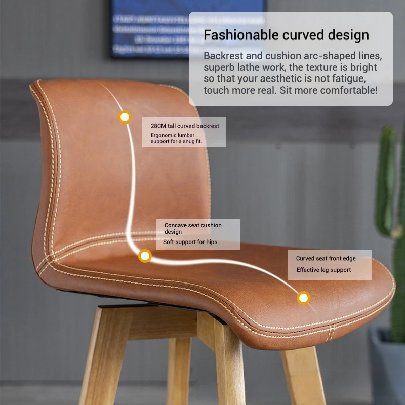 Krzesło z litego drewna o nowo – Home Bar Stools recenzja i cena