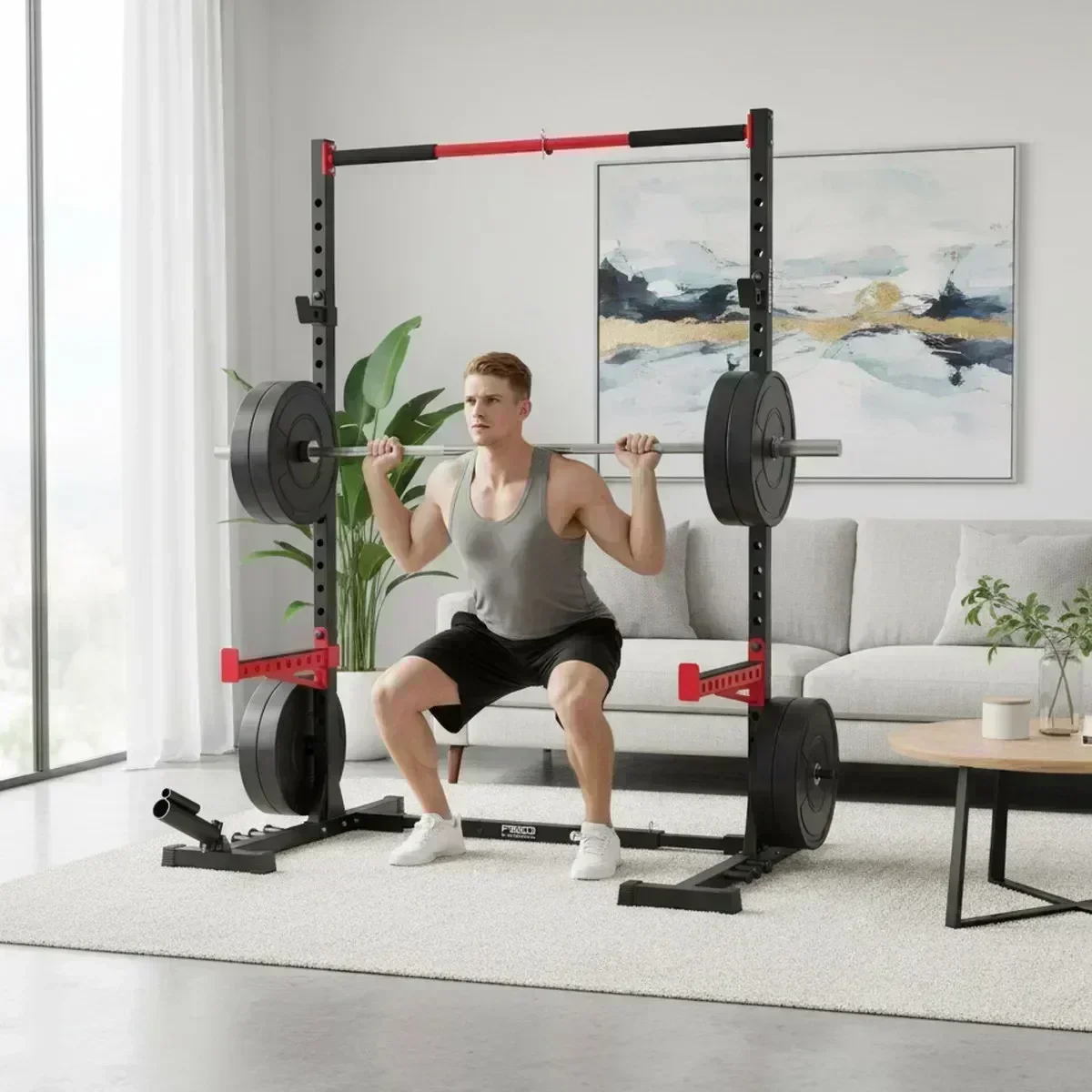 Regulowany stojak do przysiadó – Home Bar And Gym recenzja i cena
