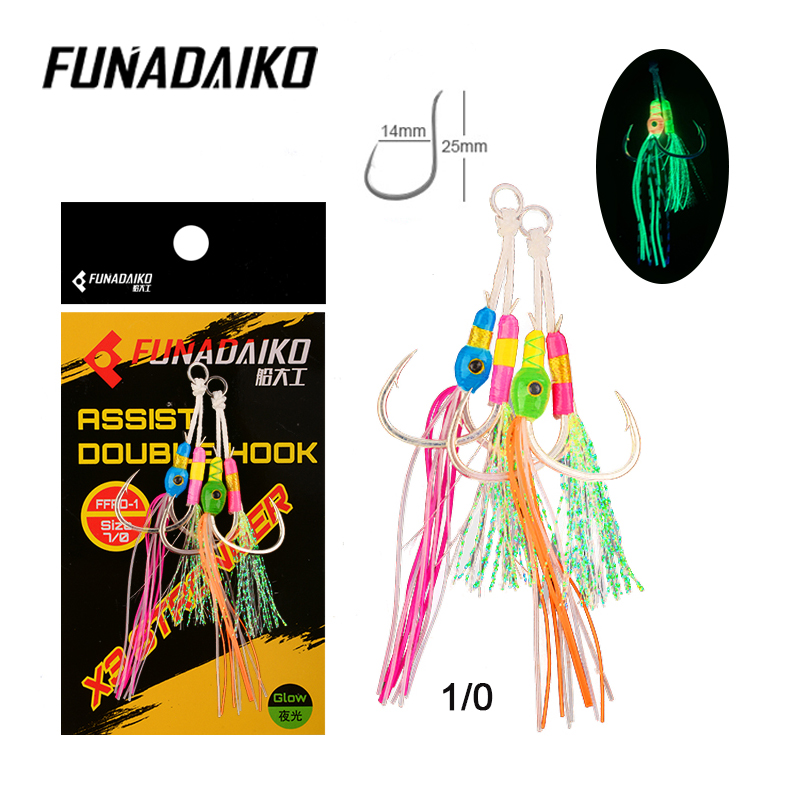 Haczyki wędkarskie Funadaiko N – Jigger Double Sided recenzja i cena