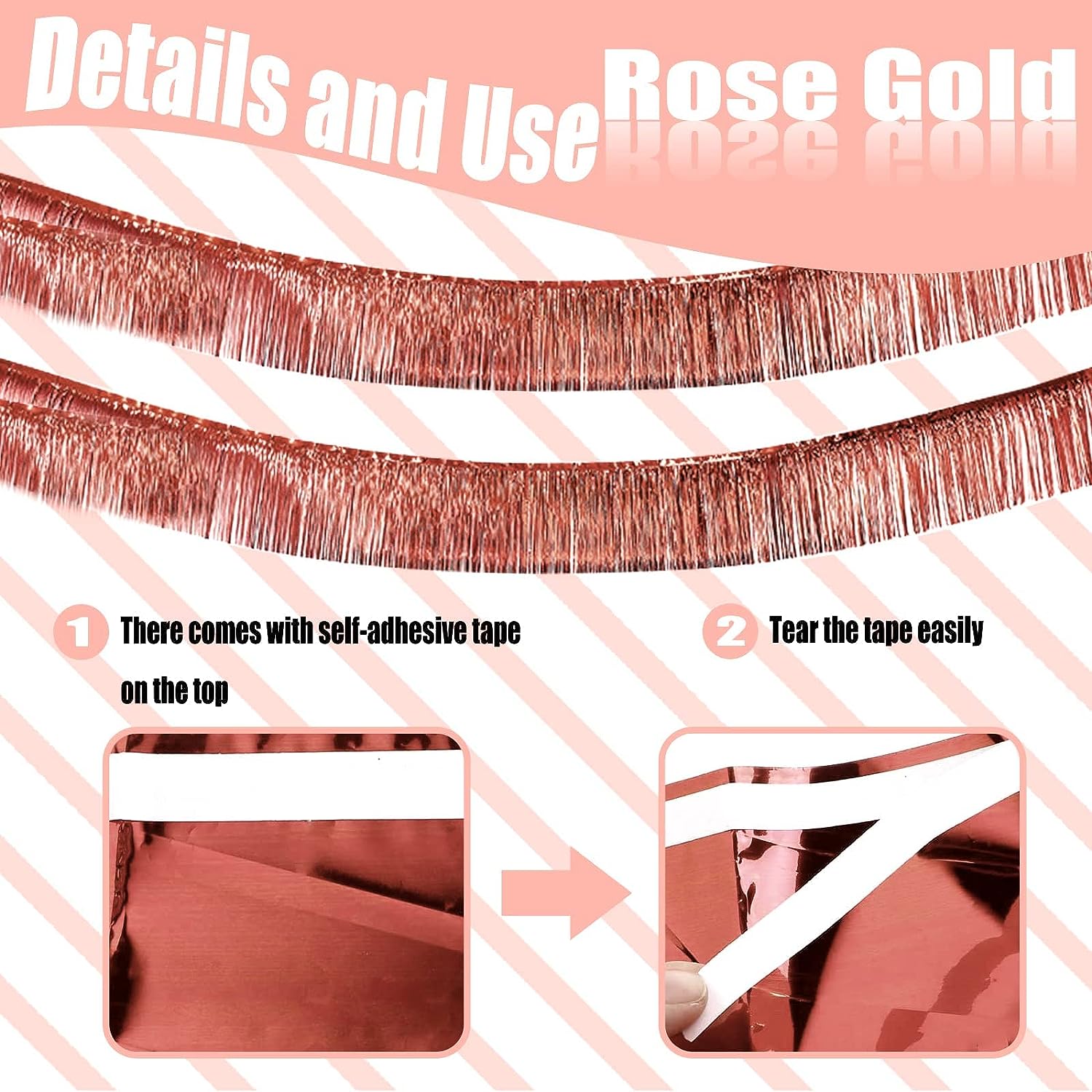 30x300CM foliowe girlandy z fr – Home Bargains recenzja i cena