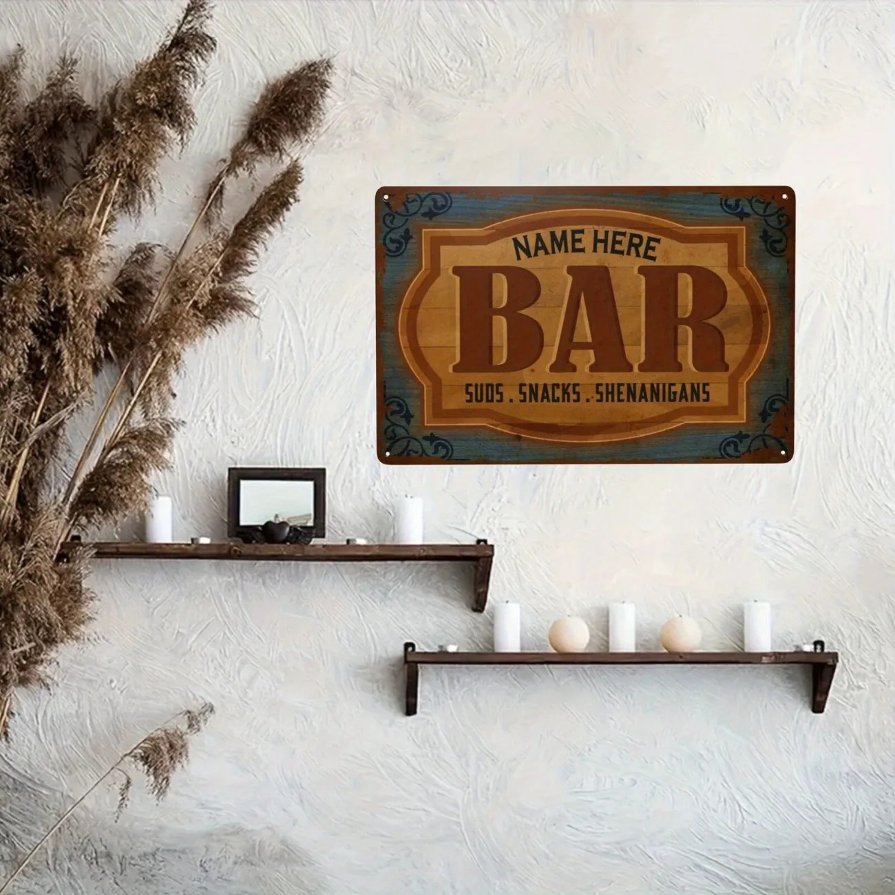 CIFbuy – płaska, metalowa tabl – Home Bar Signs recenzja i cena