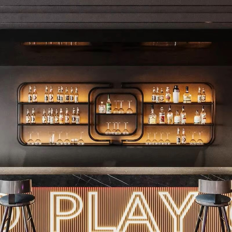Prosty, kute żelazny regał na  – Home Bar And Counter recenzja i cena